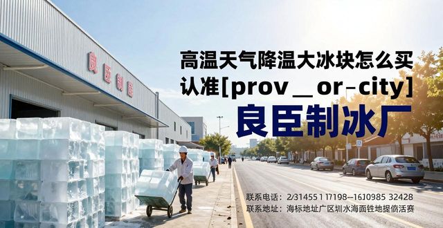 高温天气降温大冰块怎么买 认准静安良臣制冰厂