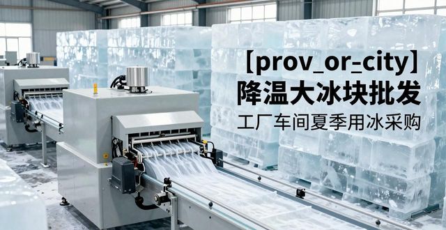 静安降温大冰块批发 工厂车间夏季用冰采购