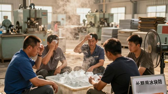 工厂高温环境降温方案_静安车间防暑降温冰块_车间防暑降温冰块使用方法