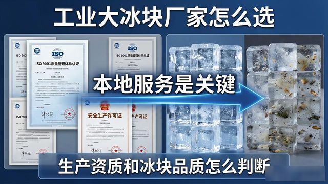 工业大冰块厂家怎么选？静安本地服务是关键