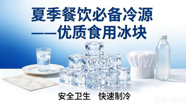 静安食用冰块销售,夏季餐饮必备的冷源选择