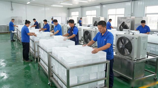静安夏季车间降温冰块，工厂师傅都在用这个方法