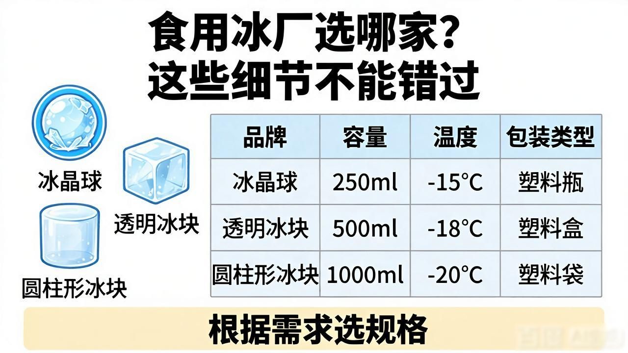 静安食用冰厂选哪家？这些细节不能错过