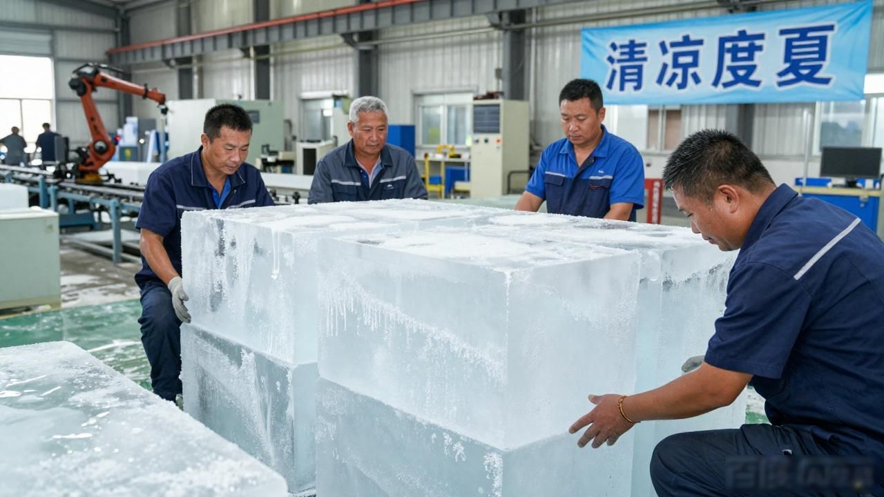 厂房车间降温冰块如何让静安+工厂清凉度夏