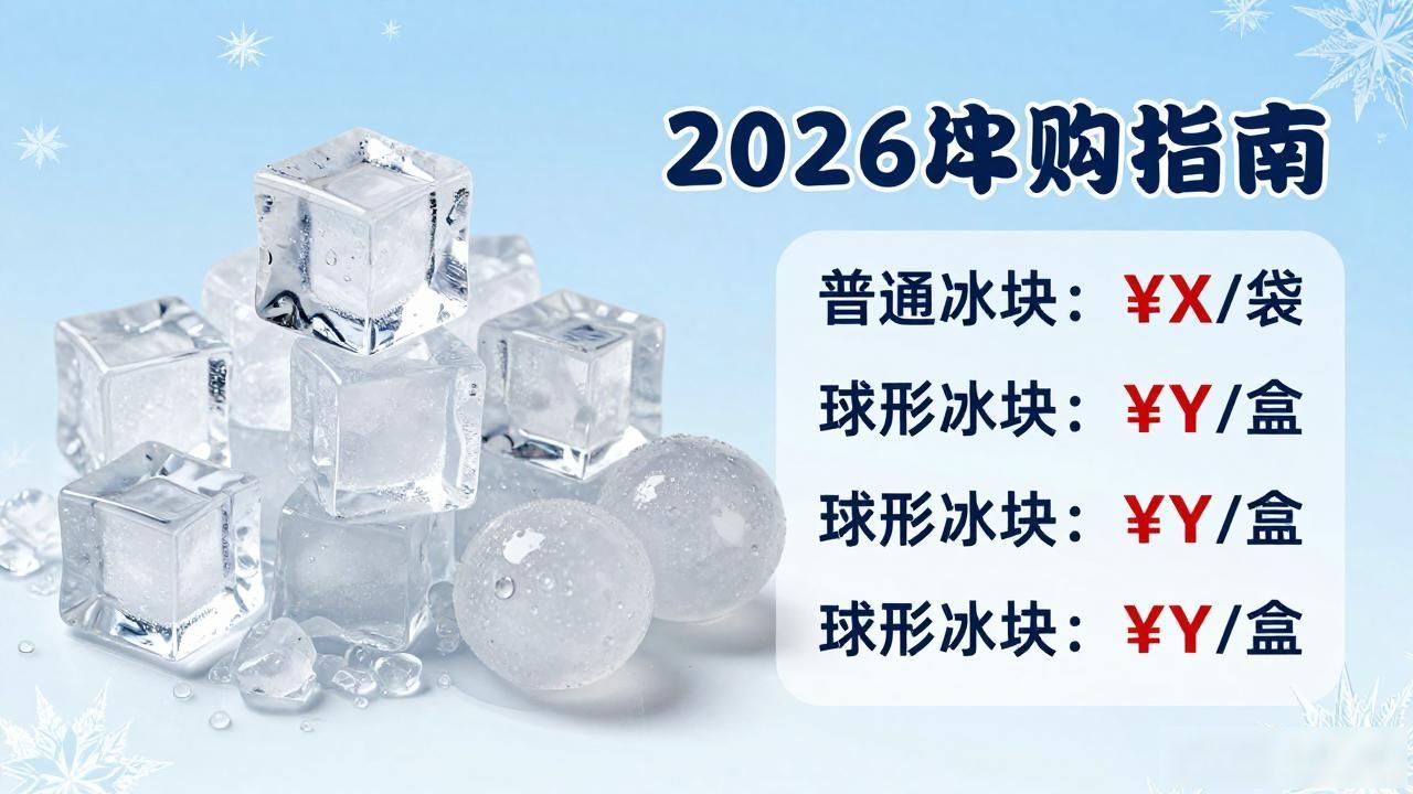 2026静安食用冰块市场价格与选购指南