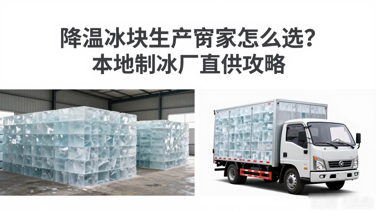 降温冰块生产厂家怎么选？静安本地制冰厂直供攻略