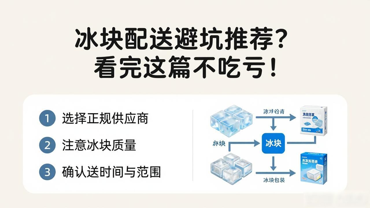 静安冰块配送避坑推荐？看完这篇不吃亏！