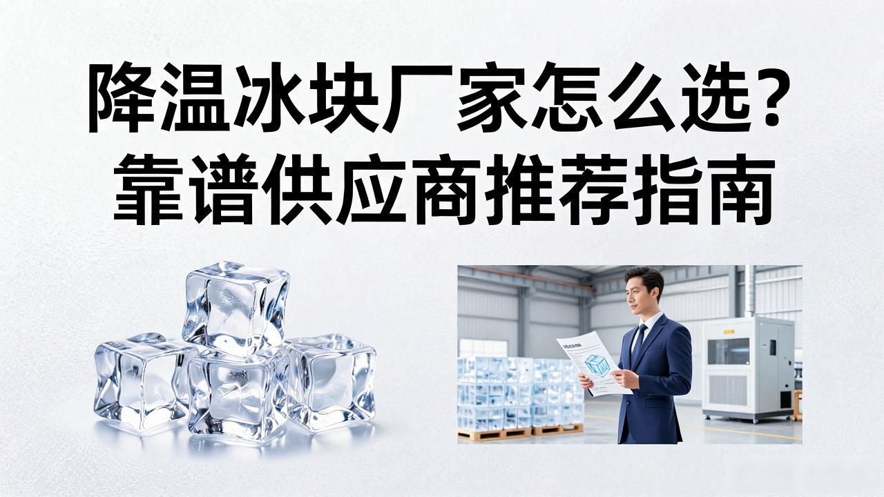 静安降温冰块厂家怎么选？靠谱供应商推荐指南