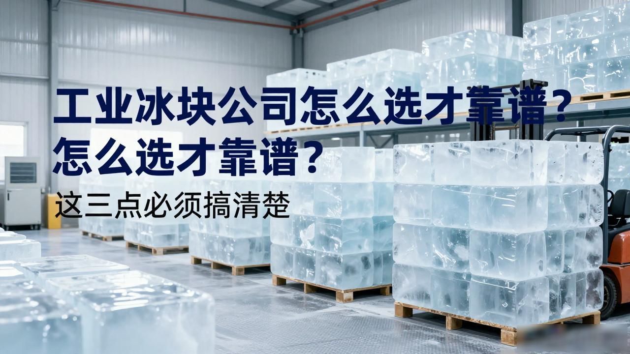 静安工业冰块公司怎么选才靠谱？这三点必须搞清楚