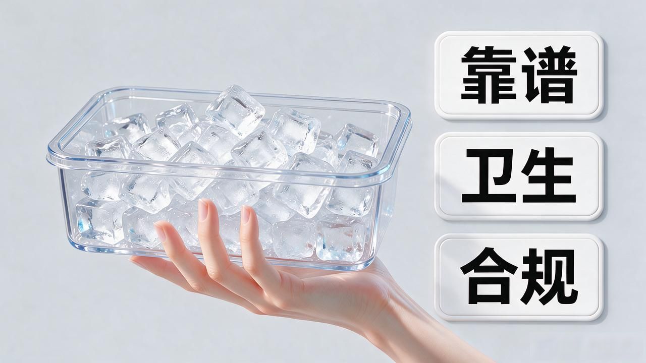 静安食用冰块公司靠谱吗?挑厂就盯这3个硬指标