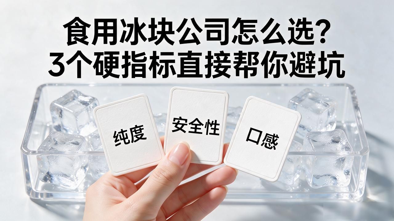 静安食用冰块公司怎么选?3个硬指标直接帮你避坑