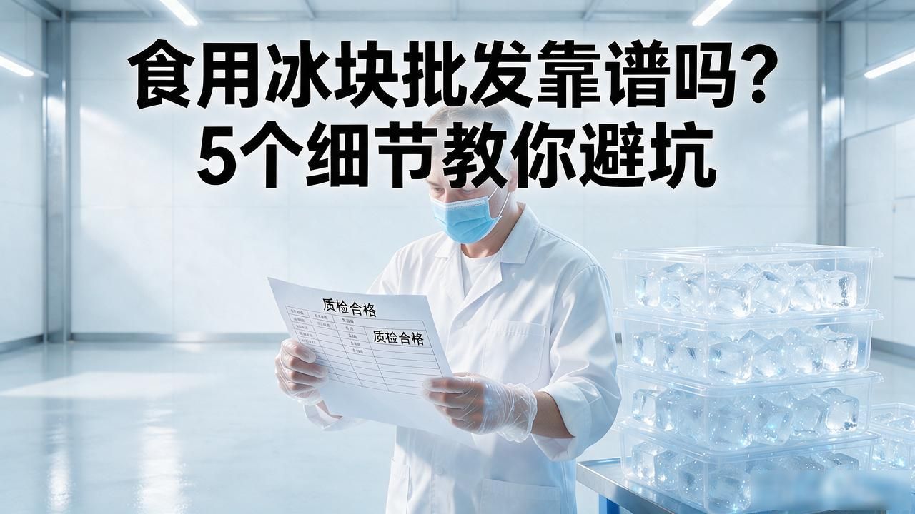 静安食用冰块批发靠谱吗?5个细节教你避坑